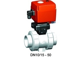 +GF+107型球閥 帶焊接承插端 電動(dòng)球閥