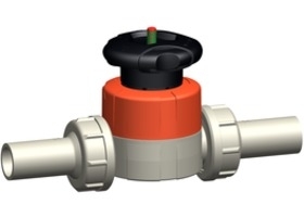 氣動(dòng)隔膜閥，+GF+標(biāo)準(zhǔn)型 514型隔膜閥 帶SDR11對(duì)焊端