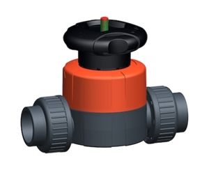 +GF+514型隔膜閥，PVC-U 無油 帶Rc內(nèi)螺紋承插端